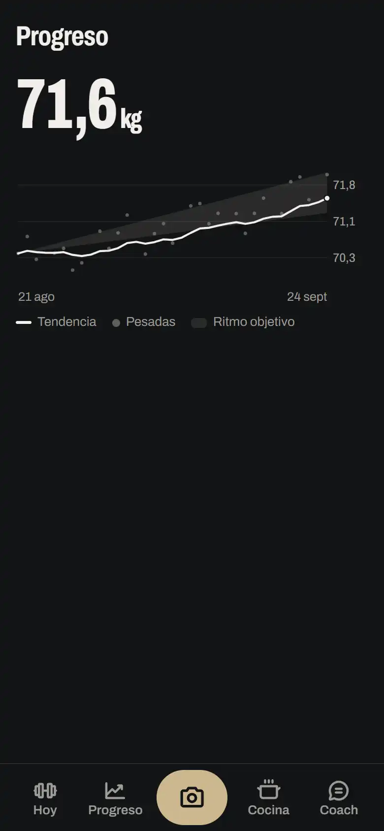 Tarima: otra pantalla del proyecto.